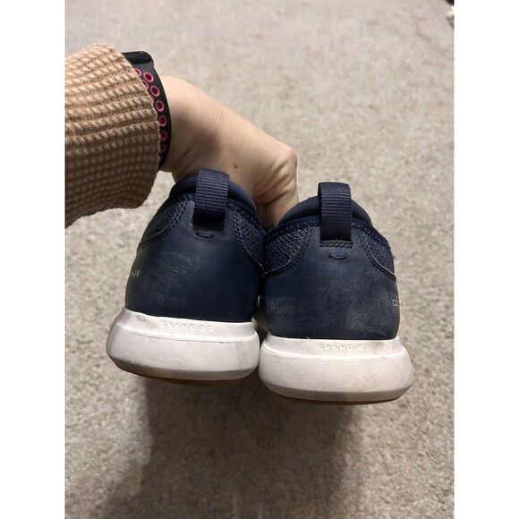 Cole Haan‎ Men's Grand Plus Essex Distance Knit Oxford Shoes in size 11.5 Navy - Picture 2 of 9